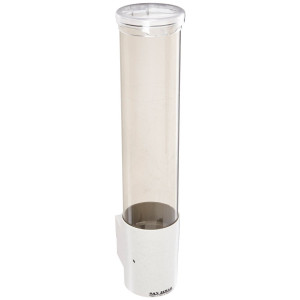San Jamar C4180 Small Pull Type Water Cup Dispenser with White Sand Throat, Fits 3oz to 4-1/2oz Cone and 3oz to 5oz Flat Cup Size, 2-1/4" to 2-7/8" Rim, 16" Tube Length, Bronze