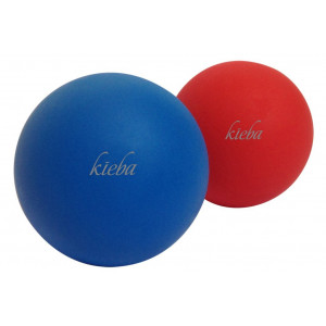Kieba Massage Lacrosse Balls for Myofascial Release, Trigger Point Therapy, Muscle Knots, and Yoga Therapy. Set of 2 Firm Balls