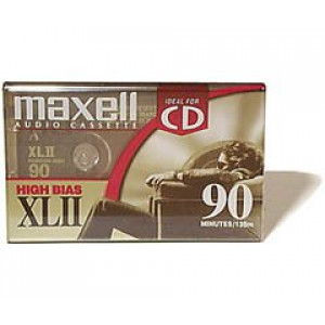 MAXELL XL-II C90 Blank Audio Cassette Tape 2 pack (Discontinued by Manufacturer)