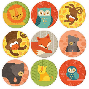 Petit Collage Memory Game, Animals and Babies