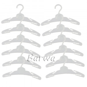 Barwa 12 Pcs Doll Clothes Accessories Hangers Set for 18 Inch American Girl dolls Xmas Gift