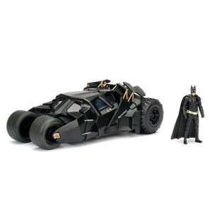 DC Comics Batman The Dark Knight 1:24 Scale Diecast Vehicle - 2008 Dark Knight Batmobile with Batman Figure