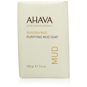 AHAVA Dead Sea Purifying Mud Soap, 3.4 Oz
