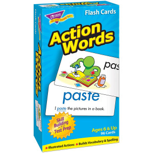 Action Words Skill Drill Flash Cards, Pack of 96 Card Game