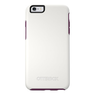 OtterBox SYMMETRY SERIES Case for iPhone 6 Plus/6s Plus (5.5"  Version) - Retail Packaging - FROZEN PLUM (WHITE/DAMSON PURPLE)