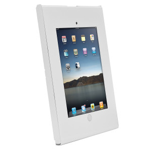 Pyle Kiosk Lock,Tamper Proof Mount for IPad 2/3/4/Air - Frustration-Free Packaging - White