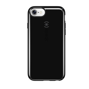 Speck Products CandyShell Cell Phone Case for iPhone 8 (Also fits 7/6S/6) - Black/Slate Grey