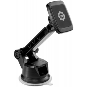 Dashboard Mount, WizGear Universal Magnetic Car Mount Holder, Windshield Mount and Dashboard Mount Holder for Cell Phones AND TABLETS With Long Adjustable Arm – (NEW RECTANGLE HEAD)