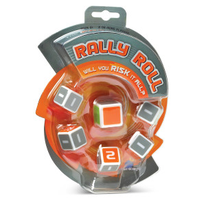 BLUE ORANGE GAMES Rally Roll Push Your Luck Dice Game for Families