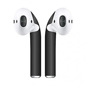 Airpod Skins Protective Wraps – Minimal Stylish Covers to Customize and Protect your Apple AirPods (Matte Black)