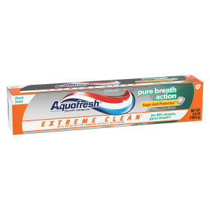Aquafresh Extreme Clean Fluoride Toothpaste Fresh Mint
