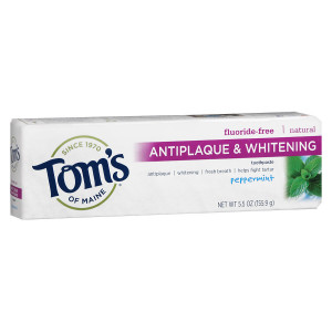 Tom's of Maine Antiplaque & Whitening Toothpaste Peppermint