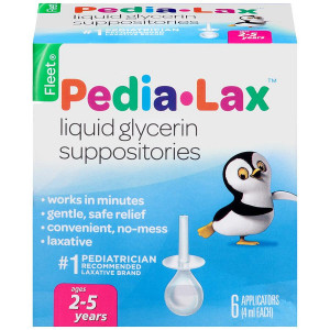 Fleet Children's Pedia-Lax Liquid Glycerin Laxative Suppositories