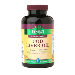 Finest Nutrition Cod Liver Oil Softgels