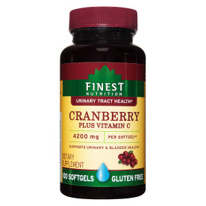 Finest Nutrition Cranberry + Vitamin C, Softgel