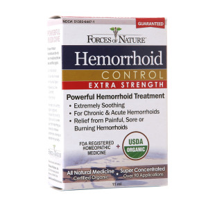 Forces of Nature Hemorrhoid Control Extra Strength