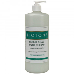 Biotone Herbal Foot Massage Lotion, 32 Ounce