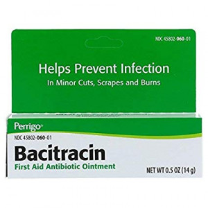 Bacitracin First aid Antibiotic Ointment, USP - 1/2 Oz
