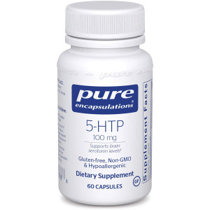 Pure Encapsulations - 5-HTP (5-Hydroxytryptophan) 100 mg - Hypoallergenic Dietary Supplement to Promote Serotonin Synthesis* - 60 Capsules