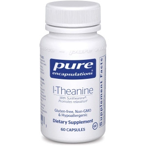 Pure Encapsulations - l-Theanine - Hypoallergenic Supplement Promotes Relaxation and Helps Moderate Occasional Stress* - 60 Capsules
