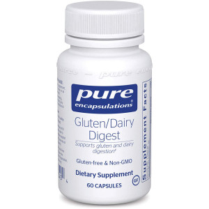 Pure Encapsulations - Gluten/Dairy Digest - Dietary Supplement Enzyme Blend for Healthy Gluten and Dairy Digestion* - 60 Capsules