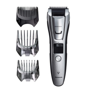Panasonic Body and Beard Trimmer for Men ER-GB80-S, Cordless/Corded Hair Clipper, 3 Comb Attachments and 39 Adjustable Trim Settings, Washable