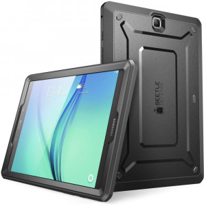 Supcase Galaxy Tab A 8.0 Case 2015, [NOT Fit 2017 Tab A 8.0 SM-T380/T385] [UB Pro Series] Full-body Hybrid Protective Case with Screen Protector for Tab A 8.0 SM-T350 (2015) (Black)