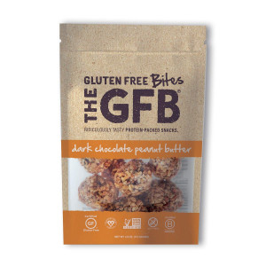 The GFB Gluten Free, Non-GMO High Protein Bites, Dark Chocolate Peanut Butter, 4 Ounce