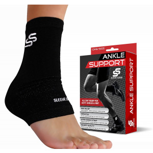 Ankle Brace for Foot Support and Plantar Fasciitis - Accelerated Recovery, Reduce Swelling, Stabilizing Ligaments, Soothe Achy Feet and Heel Spur, Breathable.