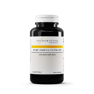 Integrative Therapeutics - Pure Omega Ultra HP Fish Oil Softgels - 1085 mg Omega 3 Fatty Acids with EPA and DHA - Wild Fish Oil - No Fishy Burp Back - Sustainably Sourced - 90 Count