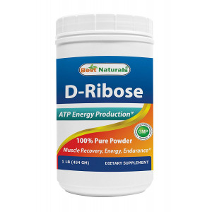 Best Naturals D-Ribose Powder 1 Pound - 100% Pure Highest Quality D Ribose Powders for endurance and energy