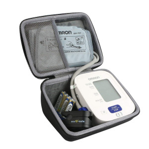 Hard Travel Case for Omron 3 Series Upper Arm Blood Pressure Monitor (BP710N) by Co2CREA