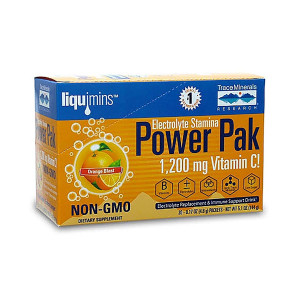 Trace Minerals Research liquimins Electrolyte Stamina Power Pak - Orange