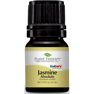 Plant Therapy Jasmine Absolute 2.5 mL (1/12 oz) 100% Pure, Undiluted, Therapeutic Grade