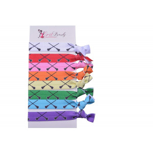 Infinity Collection Lacrosse Hair Accessories, Lacrosse Hair Ties, No Crease Lacrosse Hair Elastics Set