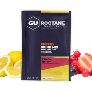 GU Energy Roctane Ultra Endurance Energy Drink Mix, Lemon Berry, 10-Count Packets