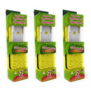 Arrow Plastic Dishwasher Replacement Sponge #00008 (Pack of 3)