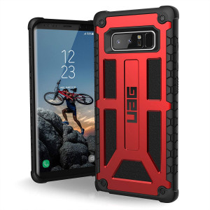 UAG Samsung Note 8 Monarch Feather-Light Rugged [CRIMSON] Military Drop Tested Phone Case