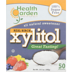 HEALTH GARDEN Xylitol Sweetener Packets 50 Piece, 0.02 Pound