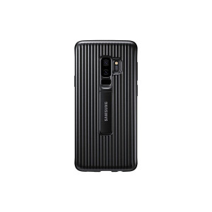 Samsung Galaxy S9+ Rugged Military Grade  Protective Case with Kickstand, Black