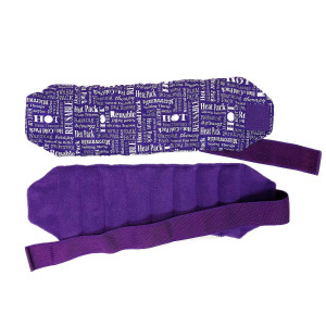 Heat Therapy Pack  Everywhere Wrap  Microwaveable Heating Pads - Scented, Natural, Reusable Hot and Cold Therapy by HTP Relief (Purple)