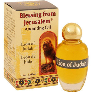 Anointing Oil with Biblical Spices from Jerusalem 0.34oz (10ml) (Lion of Judah)