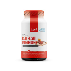 Reishi Mushroom Powder Capsules - 1500mg Strongest at Launch Price - Organic Red Reishi Mushrooms - DNA Verified Ganoderma Lucidum and Ganoderma Applanatim - Third Party Tested - 90 Capsules/Pills