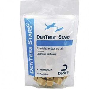 DermaPet Dentees Stars DentAcetic Pet Treats