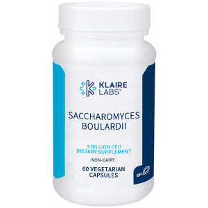 Klaire Labs Saccharomyces Boulardii - Non Dairy Yeast Probiotic, 60 Capsules