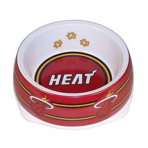Sporty K9 NBA Miami Heat Pet Bowl, Small