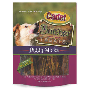 Cadet Butcher Piggy Stick Treat, 6 Oz