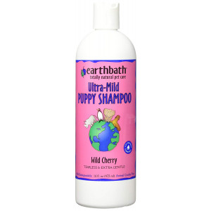 Earthbath Totally Natural Pet Shampoo, Puppy shampoo, 16 oz, Wild Cherry