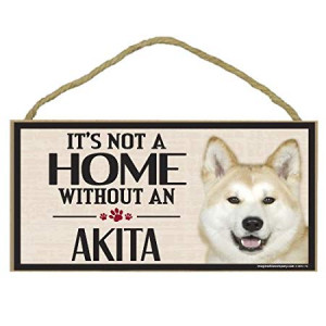 Imagine This Wood Sign for Akita Dog Breeds