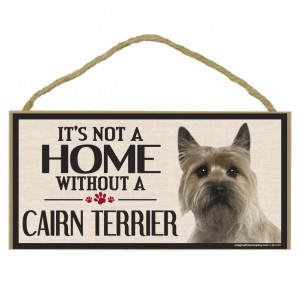 Imagine This Wood Sign for Cairn Terrier Dog Breeds
